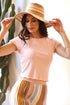 Pastel Multi Straw Hat